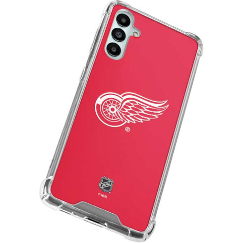 NHL Detroit Red Wings Solid Background Galaxy A15 5G Clear Case